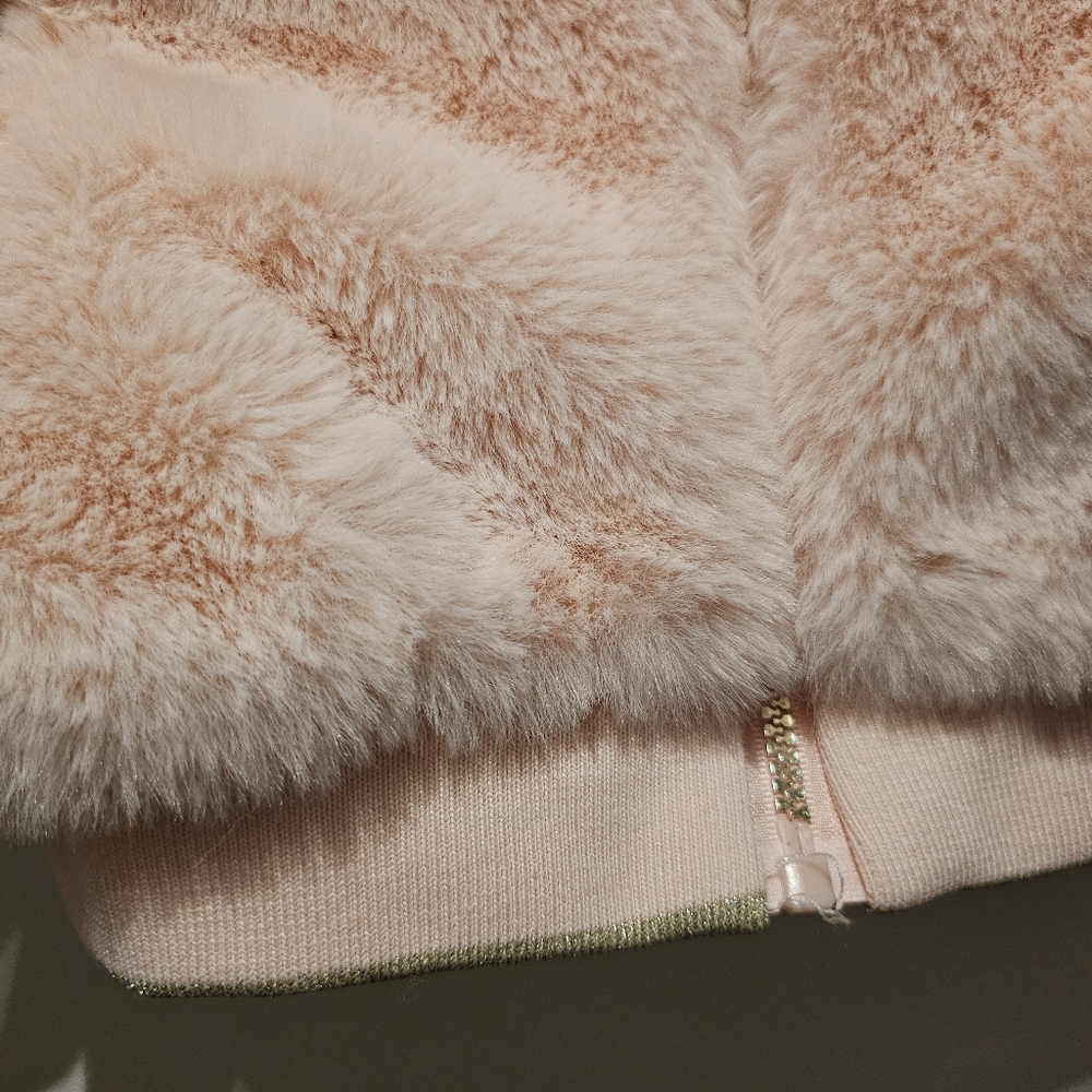 Joie Baby Pink Faux Fur Jacket - Picture 5 of 7